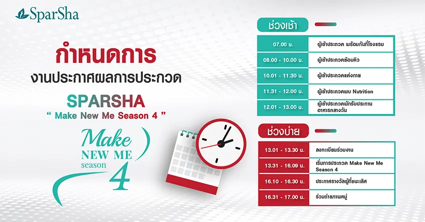 รางวัลของผู้ร่วมโครงการลดน้ำหนัก Make New Me Season 4