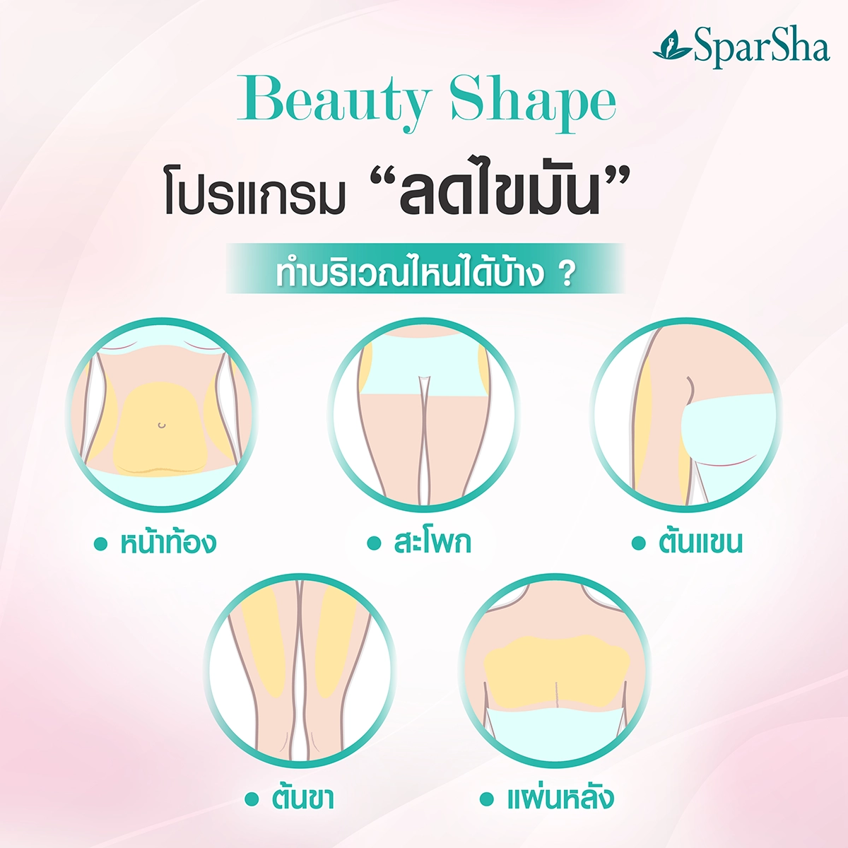 โปรแกรม Beauty Shape สลายไขมันแบบเร่งด่วน